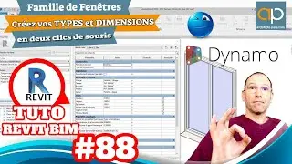 Dupliquer des types de familles en 2 sec. Tuto REVIT  Gratuit n&deg;88 - Dynamo Script en Fran&ccedil;ais