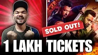 War 2 Sold 1 Lakh Tickets | War 2 Day 1 Advance Booking Report | War 2 Advance Booking Latest Update