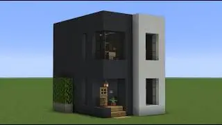 How To Build a Modern House In Minecraft #6 Step-By-Step Tutorial Including Interior