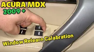 2009 Acura MDX window stropped working after battery replacement window calibration