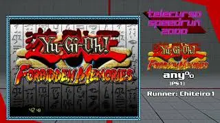 TELECURSO SPEEDRUN 2000 - Yu-Gi-Oh! Forbidden Memories (Any%) com Chiteiro - TUTORIAL YU-GI-OH! FORB