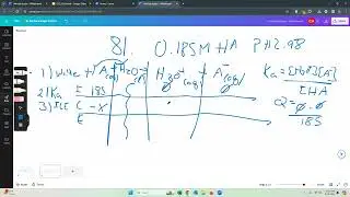 General Chem 2 Lecture, Weak and Strong Acid solutions. Determining pH, & percent ionization