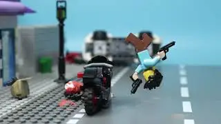 LEGO Zombie Apocalypse Stop Motion Zombie Hunter Full Part 1 - 3