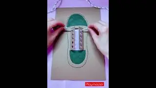 2021 shoe laces Educational DIY game indoor toys & game for kids  | #shorts play master #toys