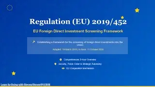 📐 Understanding the EU's Foreign Direct Investment (FDI) Screening Framework