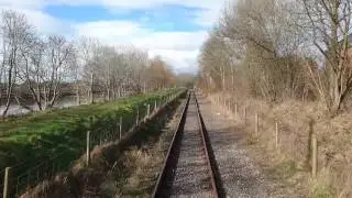 Cab Ride on the Ribble Steam Railway onbord the TRAMM