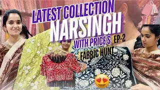 😍Narsingh latest collection with price details | Fabric shopping in Hyderabad | Ameerpet shopping