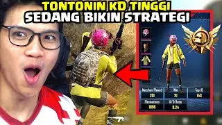 TONTONIN KD TINGGI SEDANG BIKIN STRATEGI DIAM DIAM DARI BELAKANG!! - PUBG MOBILE