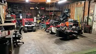 Garage cleared, almost finished with complete restructuring. Efficiency= increased productivity.