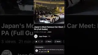 Just uploaded full video about Japan&rsquo;s famous car meet, Daikoku PA and a full guide on how to visit