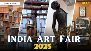 INDIA ART FAIR 2025 🎨 | Okhla NSIC Exhibition Ground | RaheeNaama