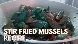 GINISANG TAHONG (STIR FRIED MUSSELS) RECIPE