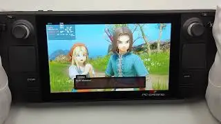 Steam Deck Gameplay - Dragon Quest XI + 40Hz Mode - SteamOS