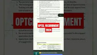 OPTCL RECURRMENT 2024#alp #railway #diploma
