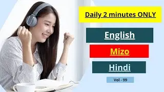 YOU CAN IMPROVE MIZO, HINDI AND ENGLISH in just 2 minutes daily! #mizoram #trendingnow