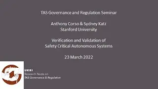 TAS Governance Node Seminar  Anthony Corso & Sydney Katz, Stanford University