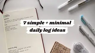 7 простых и минималистичных идей для ежедневного разворота в вашем bullet journal