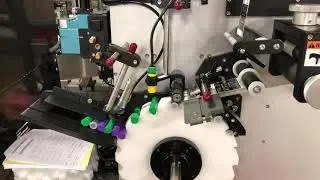 CTM Tabletop Vial Label Applicator for Preroll Tubes