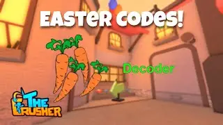 NEW CODES for the CARROTS EFFECT and DECODER TITLE in The Crusher! | Roblox
