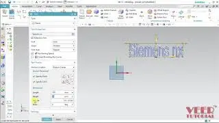 Siemens NX | Unigraphics | 3D Modeling Course | insert Text in sketches