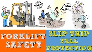 SLIP, TRIP & FALL PROTECTION SAFETY | FORK LIFT SAFETY ANIMATION VIDEO | SAFETY SAVES | JEBADURAI