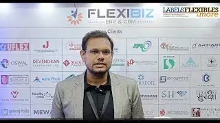 Flexibiz presented their latest ERP software at LabelExpo India 2024