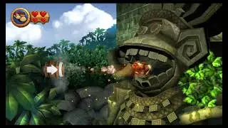 DKC Returns - 15 - barrel maze classic