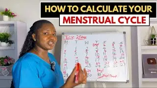 How To Calculate Your Menstrual Cycle Length // Nurse Sandra Onyekachukwu 