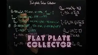 Flat Plate Collector ( Solving Examples )