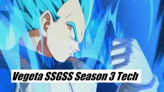 DBFZ - Vegeta (SSGSS) Season 3 Tech