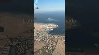 Landing in Hurghada #egypt