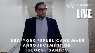 LIVE: New York Republicans make an announcement about George Santos