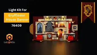 Classic Light Kit For LEGO Harry Potter Gryffindor House Banner 76409  Gryffindor House Banner 76409