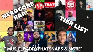 Making my friend rank NERDCORE ARTISTS! (JT Music, Daddyphatsnaps, Oricadia, Fabvl & More)