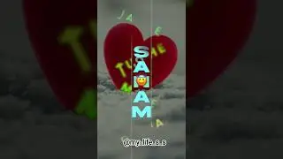 S Naam letter video 📸 #trending