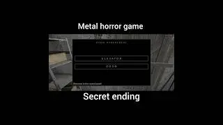 metal horror game secret escape #trending