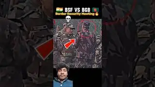 BGB Vs BSF India⚔️Bangladesh Border High Alert Security Meetin☠️🇧🇩🇮🇳 #bangladesh​ #india​ #bgb​ #bsf