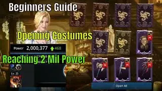 Darkness Rises Beginners Guide: Opening Costumes & Reaching 2 Mil Power