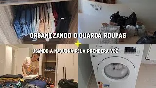 NOS MUDAMOS DEFINITIVAMENTE | Guardando as roupas | Usando a lava e seca pela primeira vez.#casanova