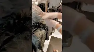 Hazel Brown one shade baliyaaj technique by kirandlishad professional hair stylist