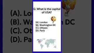what is the capital of USA | #let'smakequiz
