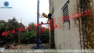 test thực tế máy đổ hộp cột bê tông hàng thửa cho khách hàng ha nội-CƠ KHÍ ĐỨC NGỌC