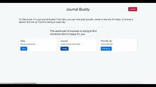 Journal Buddy Demo