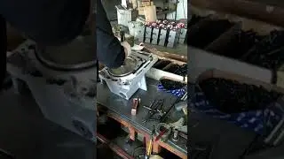 Installation of suspended platform hoist motor
