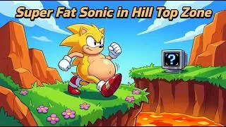 SUPER FAT SONIC IN HILL TOP ZONE ► Sonic Hacks ► Gameplay