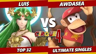 Cirque 4 - Lui$ (Palutena, ROB) Vs. AwDaSea (Diddy Kong) Smash Ultimate - SSBU