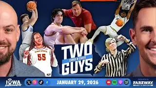 Two Guys: Iowa hangs on vs. USC, Iowa State women stun Texas Tech, Drake's comeback (Jan. 29, 2026)