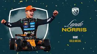 Ландо Норрис получил золотую медаль от BARC.