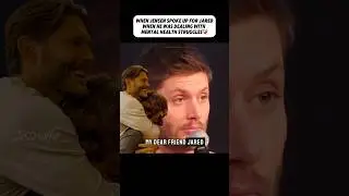 When Jensen Spoke Up For Jared When He Was Dealing With Mental Healt Strugles #shorts #jensenackles