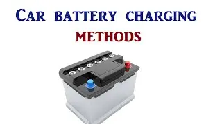 How to charge the  car battery  without a charger